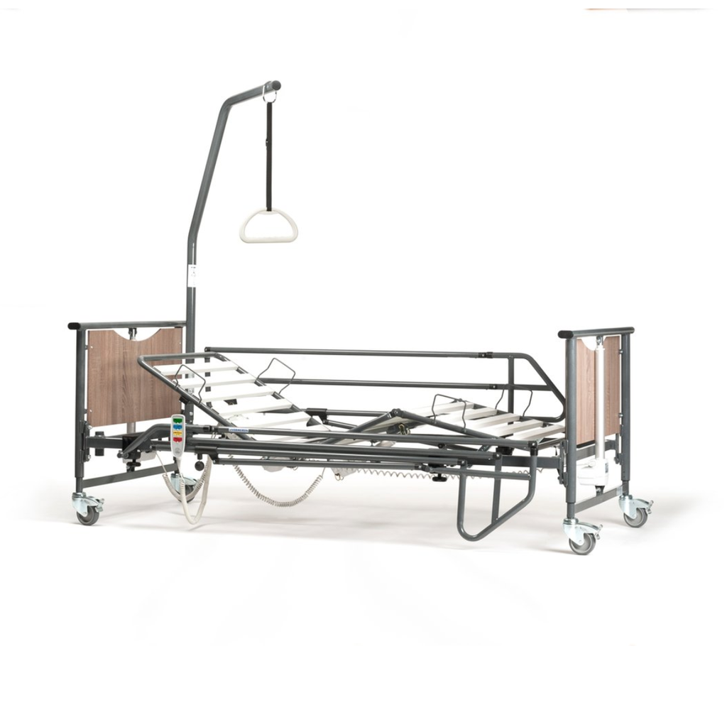 Elektrisch zorgbed 3 functies, zonder matras (uitleenmateriaal Zorgbaar)