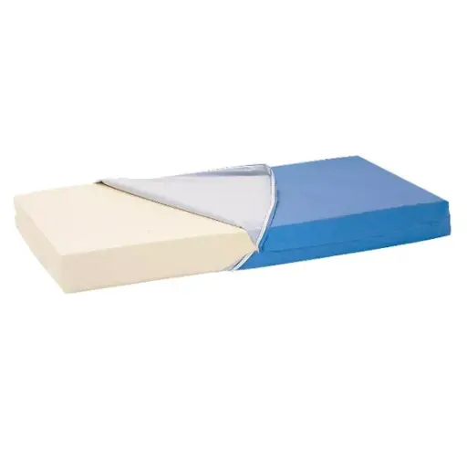HUUR Zorgmatras met PU-hoes (12 of 14cm) (uitleenmateriaal Zorgbaar)