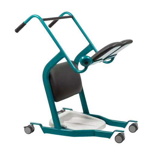 Transfer platform met zitfunctie caremover (uitleenmateriaal Zorgbaar)