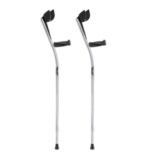 Extra lange krukken (uitleenmateriaal Goed)